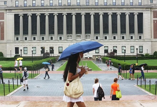 El campus de la Universidad de Columbia en Nueva York en una foto de archivo. (Mario Tama/Getty Images)