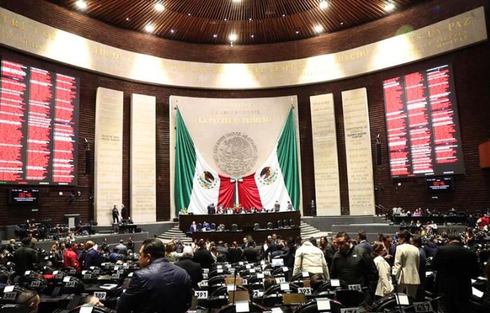 Vista general del recinto de la Cámara de Diputados en Ciudad de México, México. (EFE/ Madla Hartz)