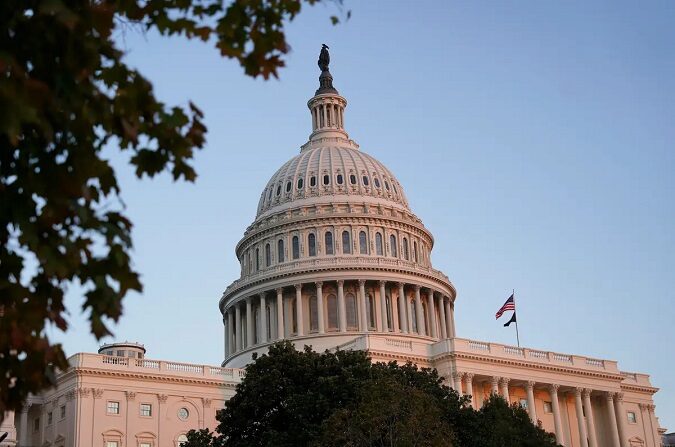 El edificio del Capitolio al atardecer en Washington el 2 de noviembre de 2023. (Madalina Vasiliu/The Epoch Times)