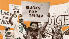 El aumento del respaldo de los negros a Donald Trump