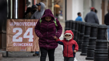 SMN advierte de la entrada de aire ártico con temperaturas de hasta -10 grados y nieve en el norte del país