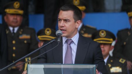 Noboa elimina secretaría de planes y políticas de seguridad creada por Lasso en Ecuador