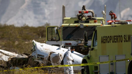 Cuatro muertos por el desplome de una avioneta en Coahuila