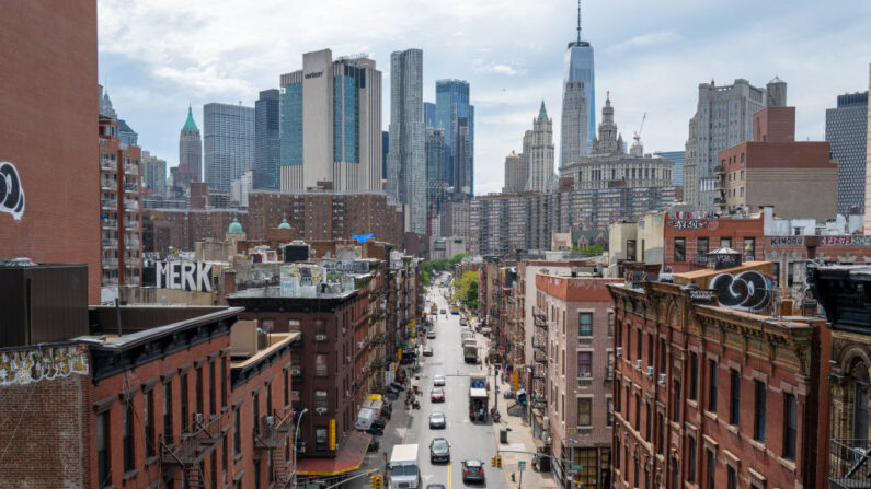 Edificios de apartamentos residenciales el 26 de julio de 2022 en Nueva York (EE.UU.). (Spencer Platt/Getty Images)