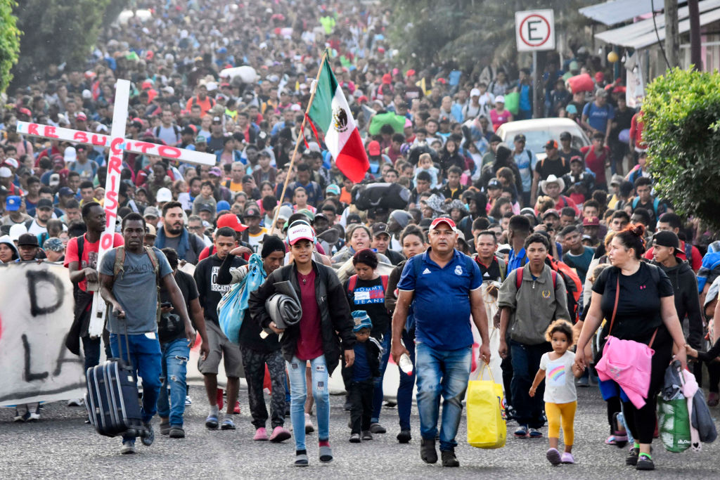 Prosigue caravana migrante desde el sur de M xico sin