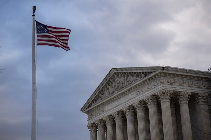 Una vista de la Corte Suprema de Estados Unidos en la mañana del jueves 4 de enero de 2024 en Washington, DC. (Drew Angerer/Getty Images)