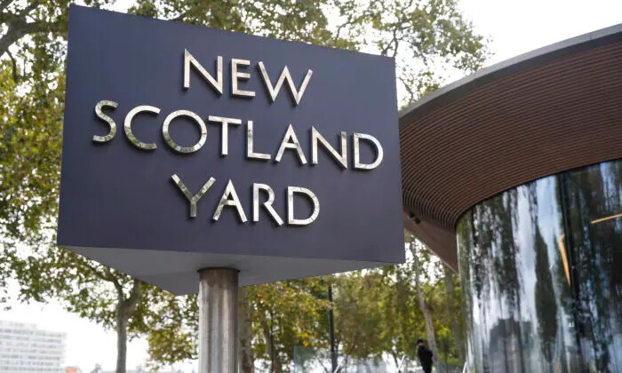 Una vista general de Scotland Yard en Londres, el 25 de septiembre de 2020. (Hollie Adams/Getty Images)
