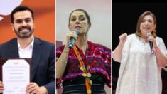 Partidos políticos en México oficializan a Sheinbaum, Gálvez y Álvarez como sus candidatos