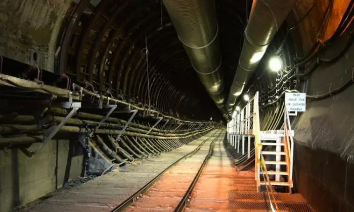 REPOSITORIO NUCLEAR: Yucca Mountain es el posible repositorio geológico del Departamento de Energía de EE. UU. diseñado para almacenar y eliminar combustible nuclear gastado y residuos radiactivos de alto nivel. (Maxim Kniazkov/Getty Images )