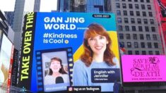 «La bondad es genial»: Times Square muestra videos con una nueva tendencia, la amabilidad