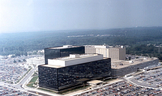 La foto de archivo muestra la sede de la NSA en Fort Meade, Maryland. (NSA a través de Getty Images)