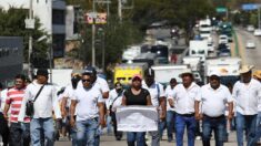 Transportistas protestan en el sur de México tras cuatro asesinatos y amenazas del crimen