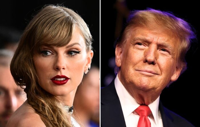 Taylor Swift (ROBYN BECK/AFP vía Getty Images) | Donald Trump (Mario Tama/Getty Images)