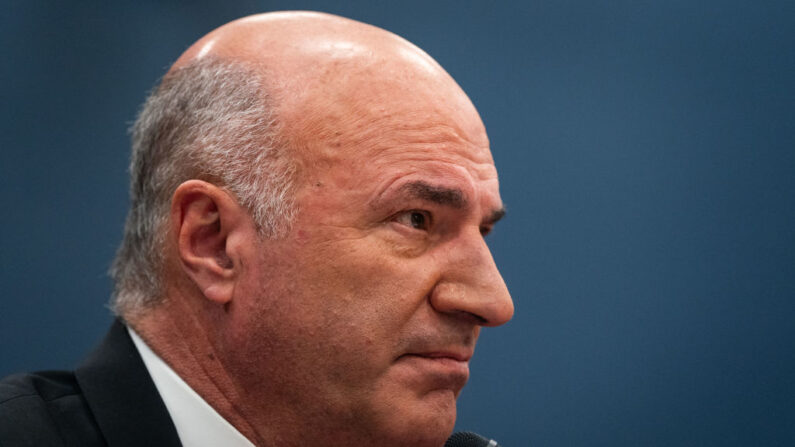 Kevin O'Leary, presidente de O'Leary Ventures, testifica ante el Comité de Pequeñas Empresas de la Cámara de Representantes durante una audiencia en el Rayburn House Office Building el 18 de enero de 2024, en Washington. (Kent Nishimura/Getty Images)