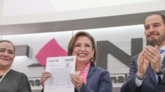 Opositora Xóchitl Gálvez se registra ante el INE como candidata a la presidencia de México en 2024