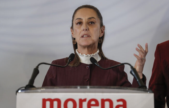 La candidata del oficialismo mexicano a la presidencia de México, Claudia Sheinbaum, en una imagen de archivo. (EFE/ Isaac Esquivel)