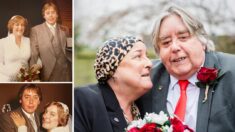 Mujer con enfermedad terminal renueva votos matrimoniales en emotiva ceremonia de “Lista de deseos”