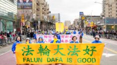 Los chinos celebran el Año Nuevo Lunar con saludos para el fundador de Falun Gong