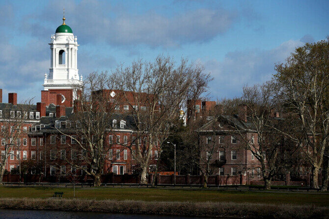 Una vista general del campus de la Universidad de Harvard en Cambridge, Massachusetts, el 22 de abril de 2019. (Maddie Meyer/Getty Images)

