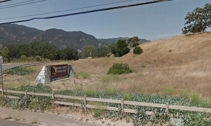 Una entrada del Parque Estatal de Malibu Creek. (Google Maps/Captura de pantalla)