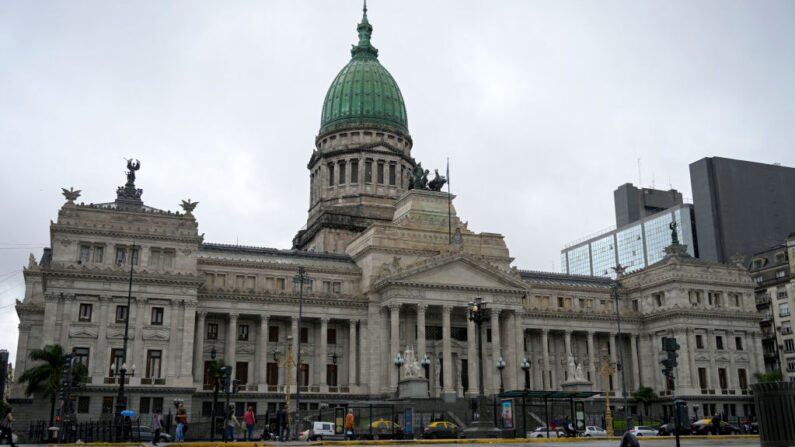 Vista del Congreso argentino en Buenos Aires el 14 de marzo de 2024. (Juan Mabromata/AFP vía Getty Images)
