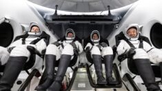 4 astronautas de 4 países regresan a la Tierra tras 6 meses en órbita