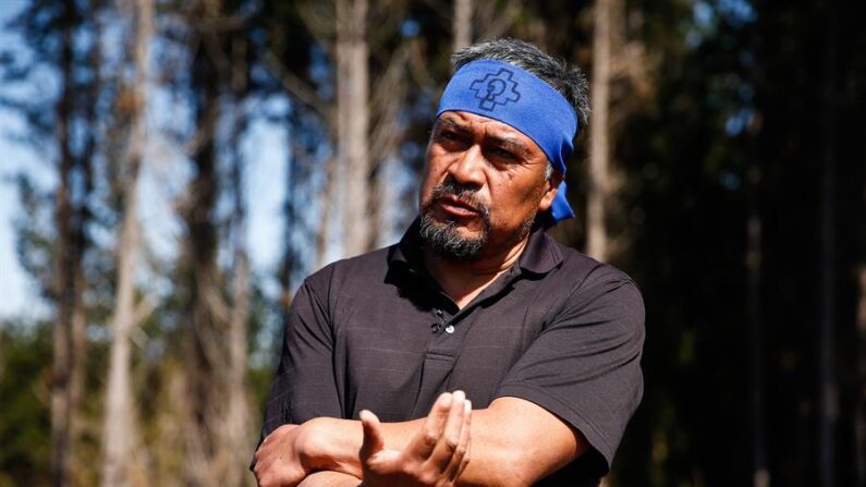 El líder radical mapuche Héctor Llaitul, en una fotografía de archivo. EFE/José Caviedes
