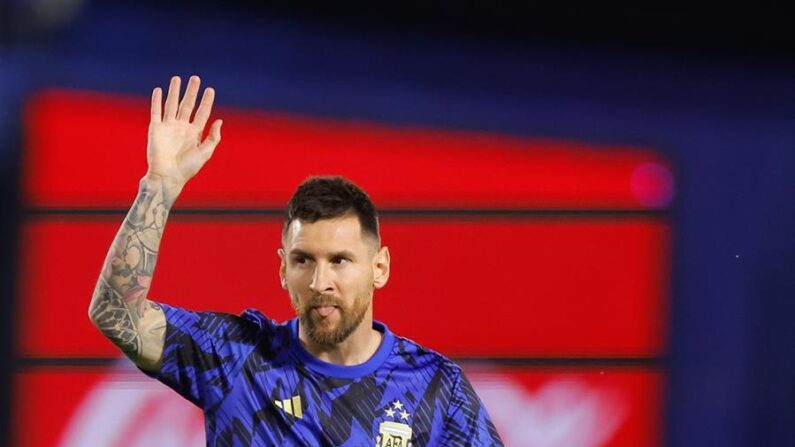 Lionel Messi de Argentina, en una fotografía de archivo. EFE/Juan Ignacio Roncoroni