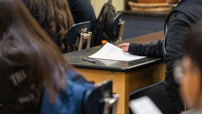 Una escuela del Distrito Escolar Unificado de Los Ángeles en Los Ángeles, California, el 8 de enero de 2024. (John Fredricks/The Epoch Times)