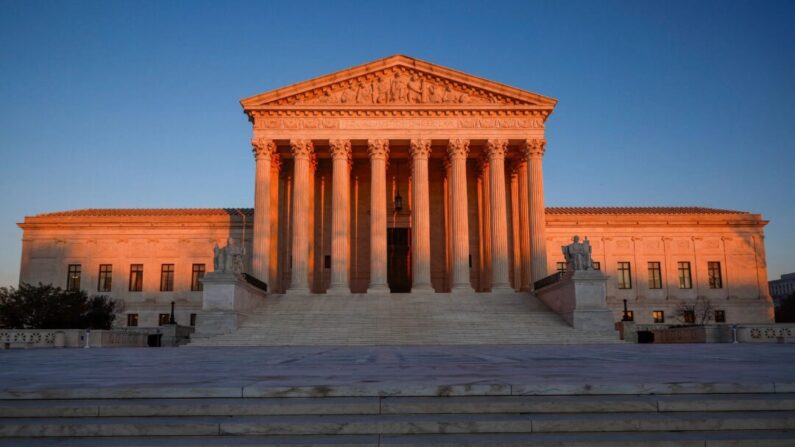 El Tribunal Supremo de Estados Unidos en Washington el 26 de enero de 2022. (Chip Somodevilla/Getty Images)