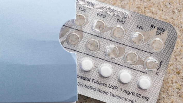 Píldoras anticonceptivas en Centreville, Maryland, el 6 de julio de 2022. (Jim Watson/AFP vía Getty Images)
