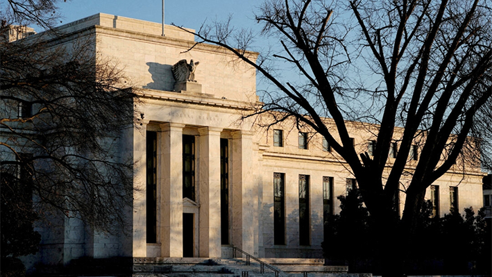 El edificio de la Reserva Federal en Washington, D.C., el 26 de enero de 2022. (Joshua Roberts/Reuters)
