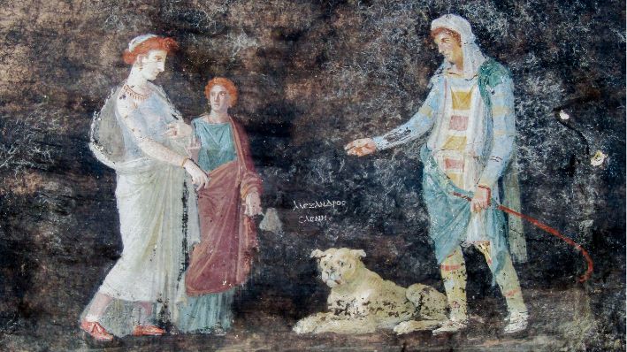FOTOS: Descubren frescos sepultados en Pompeya
