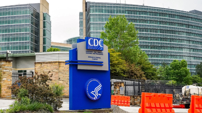 La sede de los Centros para el Control y la Prevención de Enfermedades (CDC) en Atlanta el 23 de abril de 2020. (Tami Chappell/AFP vía Getty Images)