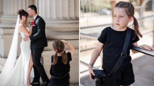 Padre fotógrafo permite que su hija de 9 años tome fotos en una boda y los resultados son sorprendentes
