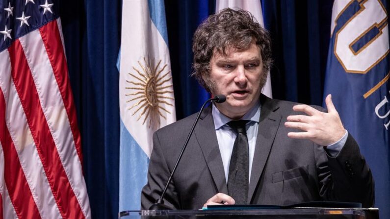 El presidente de Argentina, Javier Milei, en una fotografía de archivo. (EFE/Cristobal Herrera-Ulashkevich)