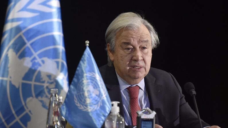 António Guterres, Secretario General de la ONU. (EFE/EPA/WAEL HAMZEH)