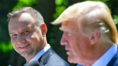 Trump y el presidente polaco se reúnen en la Torre Trump