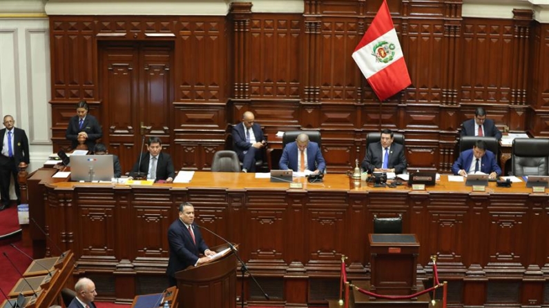 El Congreso de Perú, en una fotografía de archivo. EFE/Paolo Aguilar