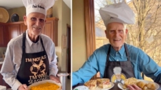 Abuelo de 92 años disfruta compartiendo sus recetas en las redes sociales con sus seguidores