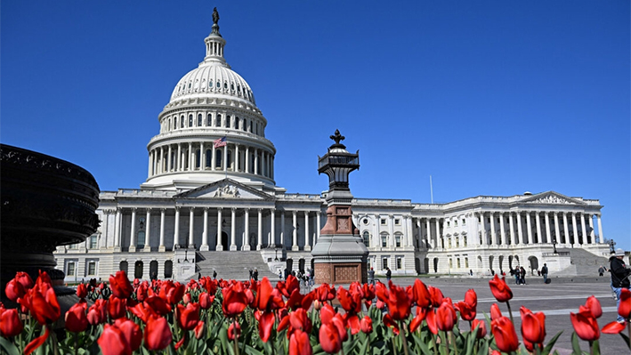 El Capitolio de EE. UU. en Washington el 24 de marzo de 2024. (Daniel Slim/AFP vía Getty Images)
