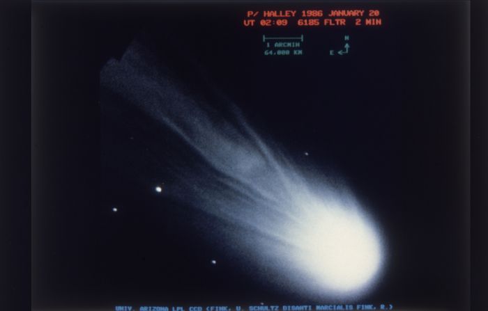 Imagen de archivo, Cometa Halley, 20 de enero de 1986. (Foto de Space Frontiers/Hulton Archive/Getty Images)