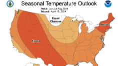 Verano de 2024: Gran parte de EE.UU. podría registrar temperaturas récord, según previsiones
