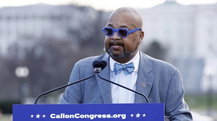 El representante Donald Payne, Jr. (D-N.J.) es visto en un evento en Washington, el 12 de marzo de 2024. (Paul Morigi/Getty Images por Fight Colorectal Cancer)