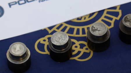Cae en España mayor taller de falsificación de monedas de 2 euros, gestionado por chinos