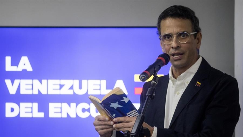 Foto de archivo del dos veces candidato opositor a la presidencia de Venezuela Henrique Capriles. EFE/ Miguel Gutiérrez