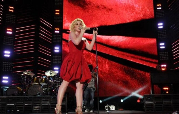 Kellie Pickler actúa durante el CMA Music Festival 2010 en Nashville, Tennessee, el 13 de junio de 2010. (Rick Diamond/Getty Images)
