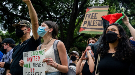 Casi la mitad de los detenidos en protesta propalestina en UT-Austin no tenían vínculos con la escuela