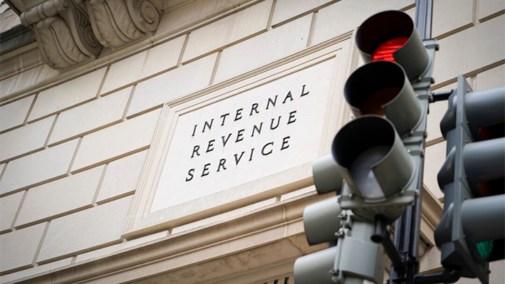 El edificio del Servicio de Impuestos Internos (IRS) en Washington el 28 de junio de 2023. (Madalina Vasiliu/The Epoch Times)
