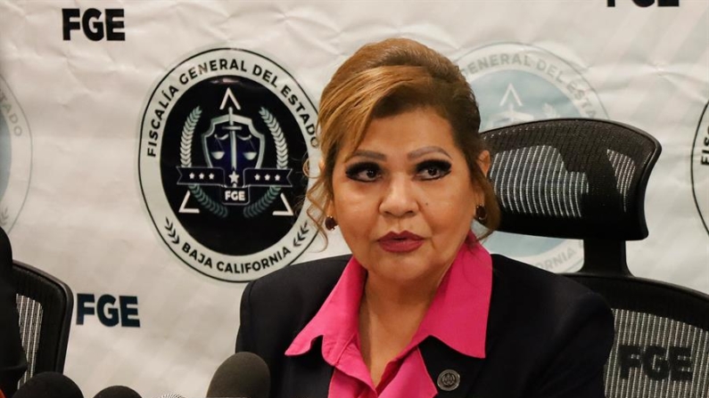 Fotografía de archivo de la titular de la Fiscalía General del Estado (FGE) de Baja California, María Elena Andrade Ramírez. EFE/Joebeth Terriquez